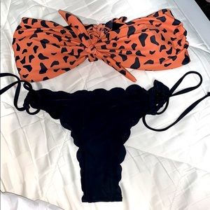 Animal print bikini